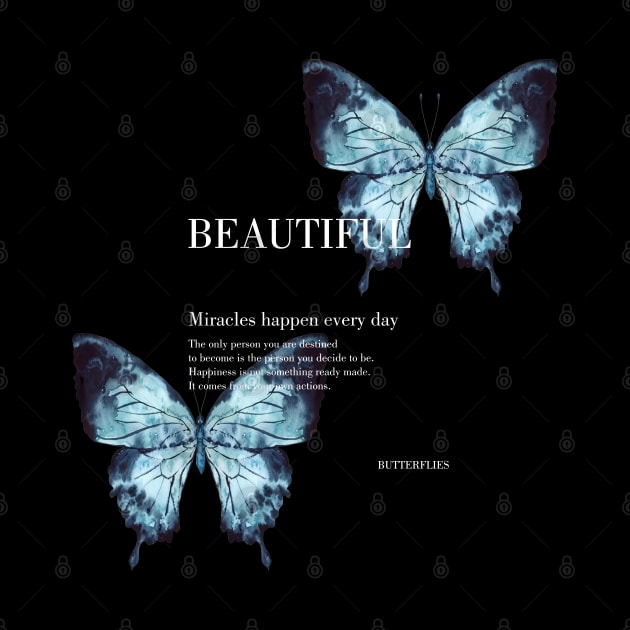 Beautiful Butterflies by Noir Studio