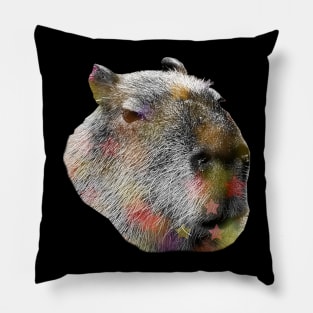 Capybara Disco Pillow
