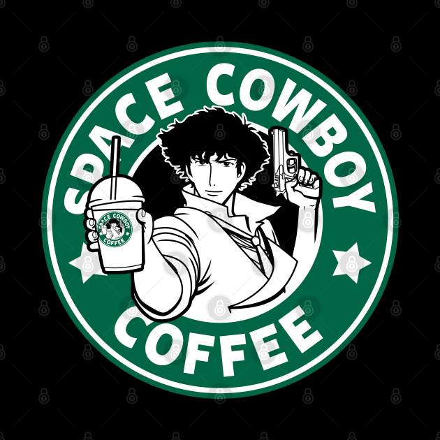 Space Cowboy Coffee Sci-fi Bounty Hunter 90's Anime by BoggsNicolas