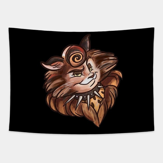 Rum Tum Tugger Tapestry by AlexandraBowmanArt