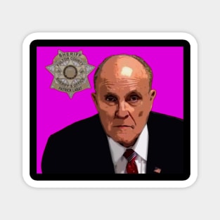 rudy giuliani mugshot Magnet