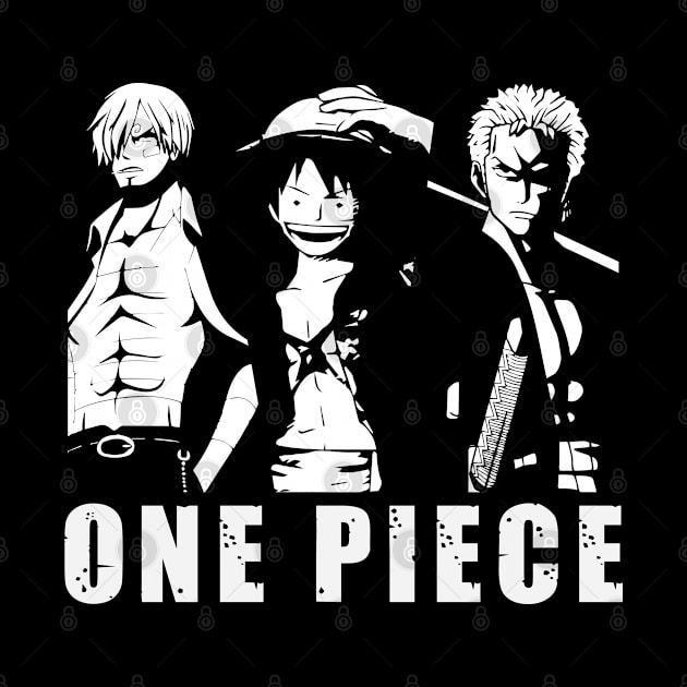 ONE PIECE T-SHIRT FUN T-SHIRT PO05 by Huko