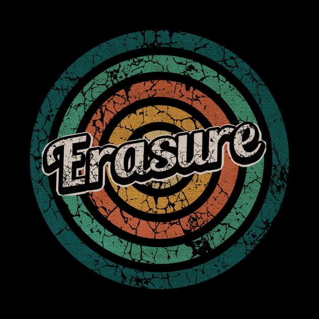 Erasure // Retro Circle Crack Vintage by People Mask