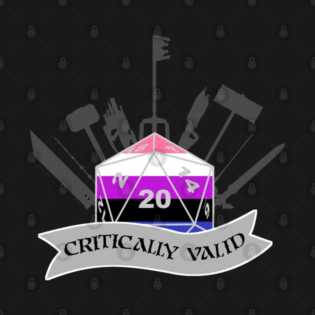 Critically Valid: Genderfluid Pride by UVGloPanda