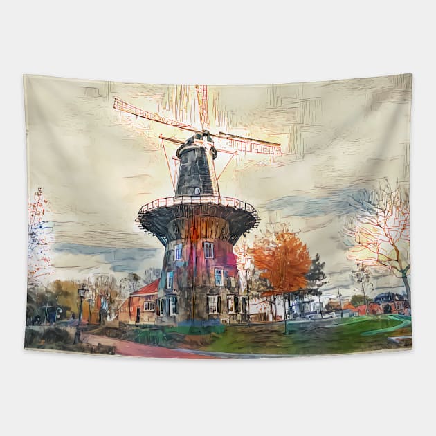 De Valk Tapestry by ArtlyStudio