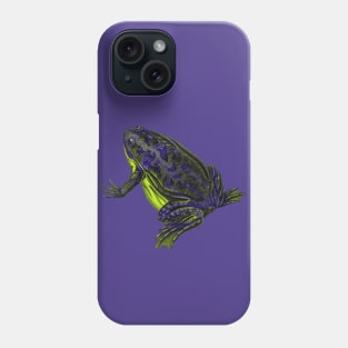 Skeleton Frog Interactive Yellow&Blue Filter By Red&Blue Phone Case