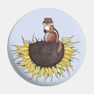 Sunflower Snacks Pin