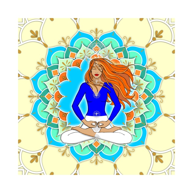 Mandala Listening to the Higher self by MandalaSoul