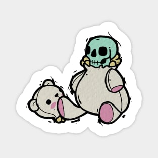 skull bear Magnet