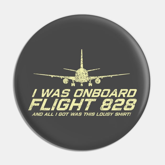 FLIGHT 828 Pin by KARMADESIGNER T-SHIRT SHOP