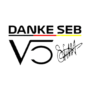 Danke Seb Sebastian Vettel 5 Motor Racing T-Shirt