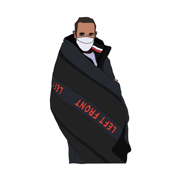 Lewis Hamilton- Tyre Blanket by crashstappen