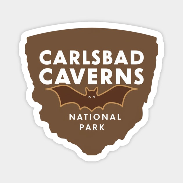 Carlsbad Caverns National Park New Mexico Bat Magnet by Perspektiva