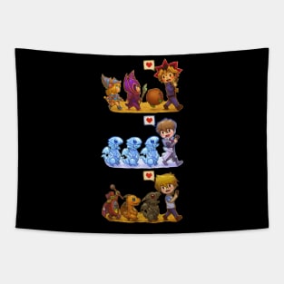 Yugi Kaiba Joey Walk Tapestry