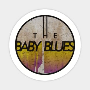 THE BABY BLUES - VINTAGE YELLOW CIRCLE Magnet