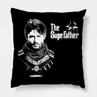 Soldier Boy Superhero Retro Vintage Mashup Parody Pillow