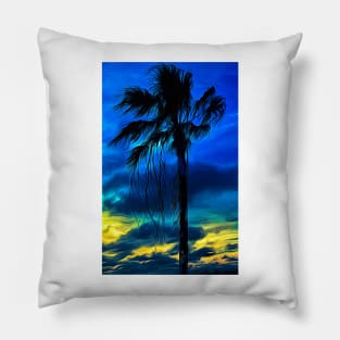 Dreamy Sunset Drama Pillow