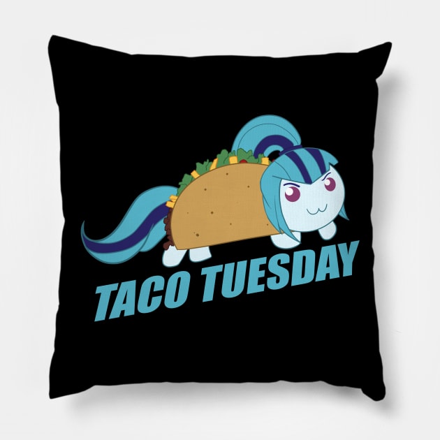 Sonata Dusk: Taco Tuesday Pillow by Ilona's Store