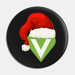 Merry Vegan Christmas Pin