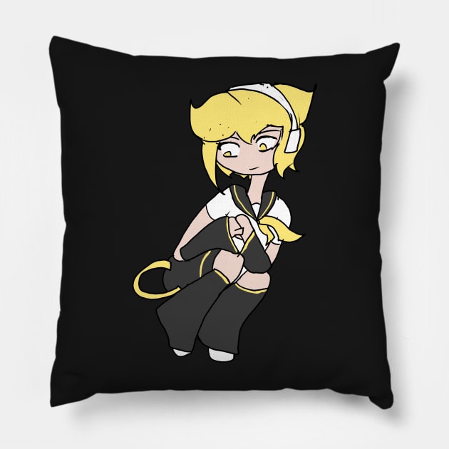 Len Kagamine Vocaloid Chibi Sticker, Pin, + Others Pillow by nhitori