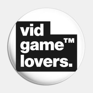 Classic Vid Game Lovers™ Pin