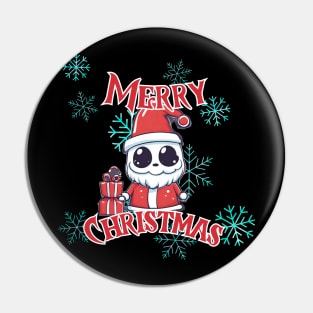 Cute Alien Santa Pin