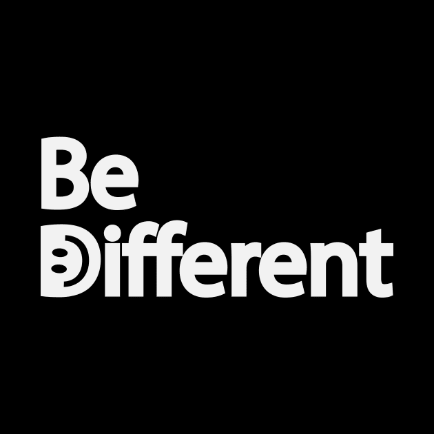 Be different creative artwork by BL4CK&WH1TE 