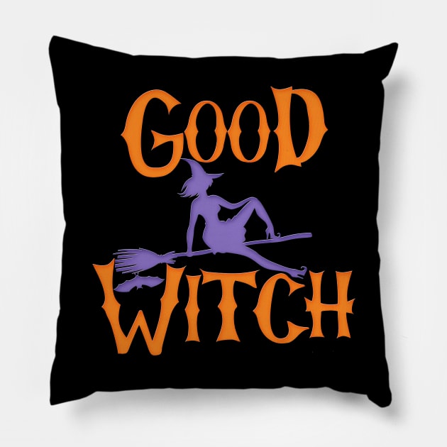 Halloween Costume Good Witch Pillow by Tatjana  Horvatić