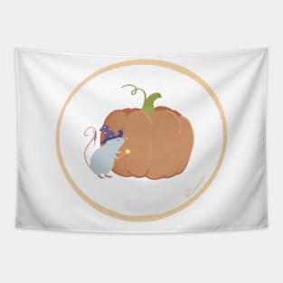 Little Rat Wizard’s Pumpkin Tapestry