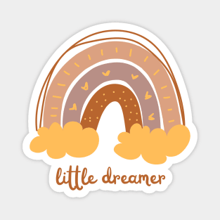 Little Dreamer In Brown Magnet