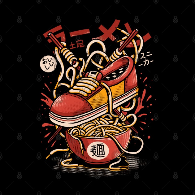 ramen sneaker by sober artwerk