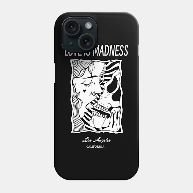 Skull Love Girl Vintage Tattoo Phone Case by Afdhal Project