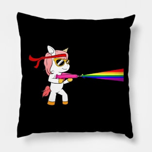 LGBT Unicorn  Pride Pillow