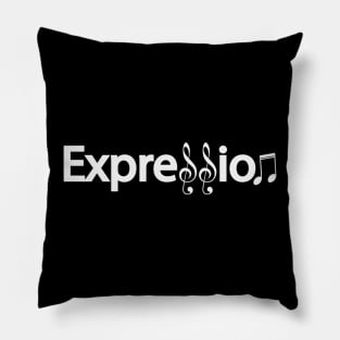 Expression artistic text design Pillow