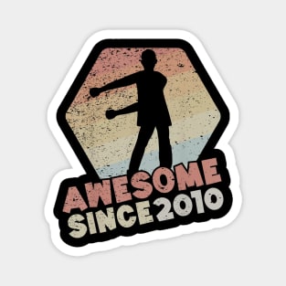 Gift for 10 Year Old birthday boy Awesome Since 2010 Magnet