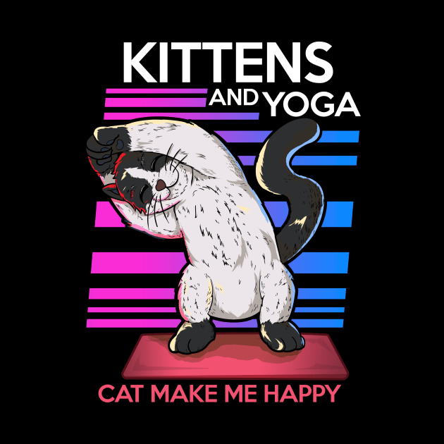 kitty yoga animal yoga cute and funny namaste by the house of parodies