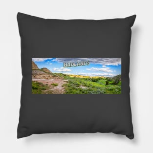 North Dakota Badlands Pillow