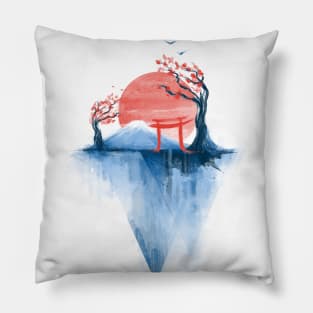 Japan Watercolor Pillow