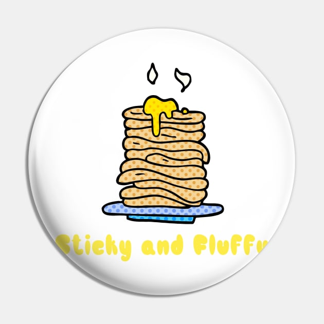 Sticky and Fluffy Pin by Pochfad