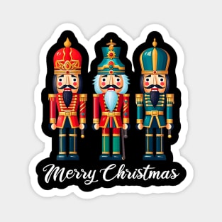 Merry Christmas Nutcracker Ballet Festive Xmas Men Women Magnet