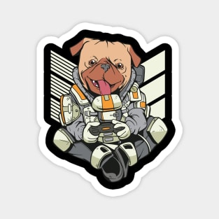 soldier pug Magnet