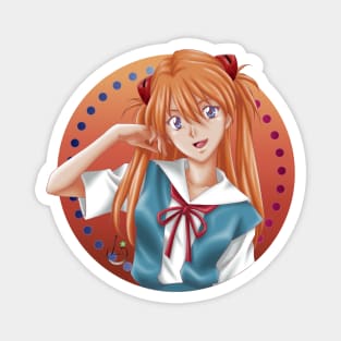 Asuka Sohryu Langley Magnet