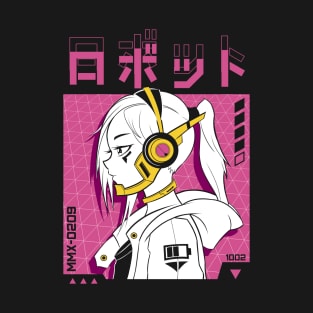 Cyberpunk Girl (Pink) T-Shirt