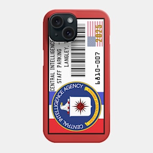 2025 CIA Headquarters Vehicle Parking Permit Phone Case