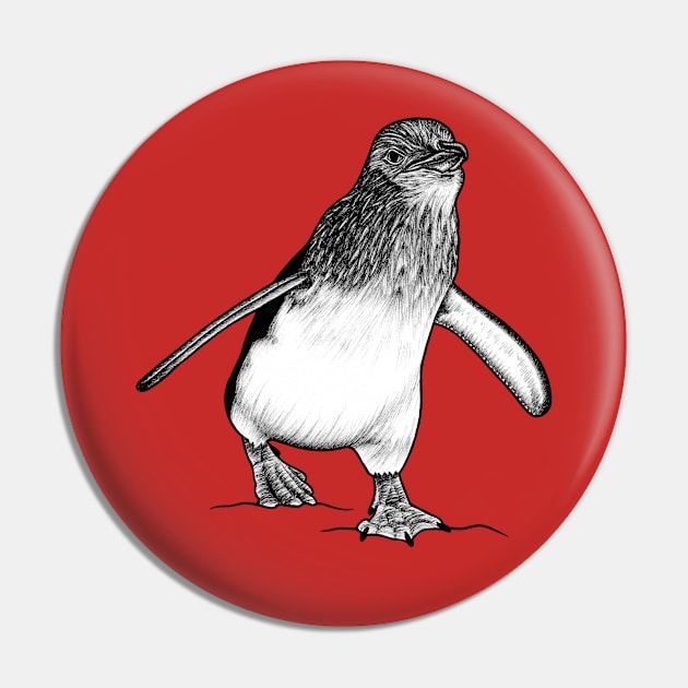 Little penguin - ink illustration Pin by lorendowding