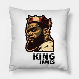 James KING white Pillow