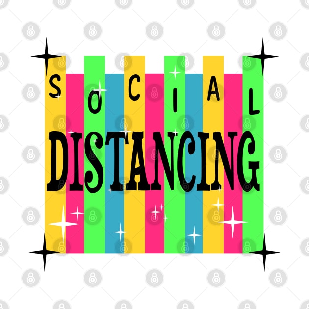 Social Distancing Retro by TaliDe