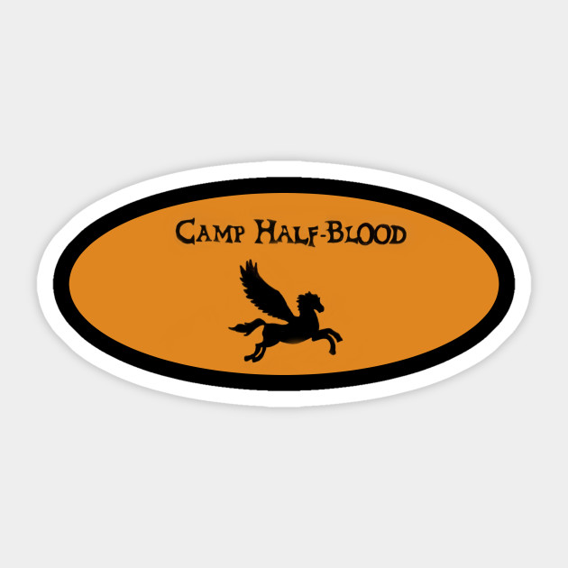 Percy Jackson Camp Half Blood Sticker Teepublic Uk