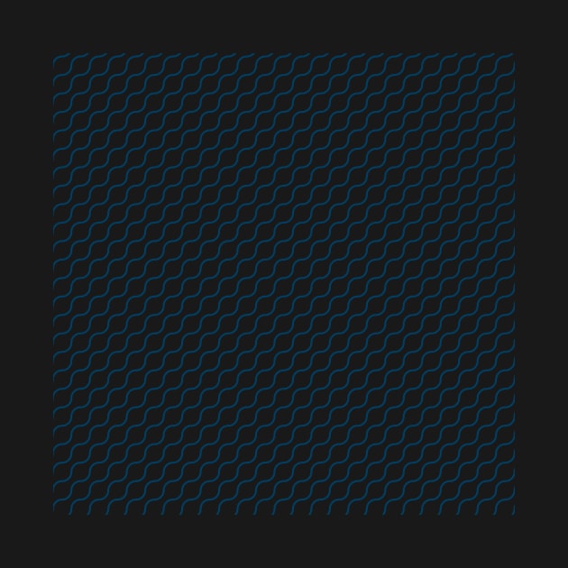 Minimalistic simple Wavy blue lines by IngaDesign