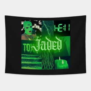 Jaded y2k vibe collage Tapestry